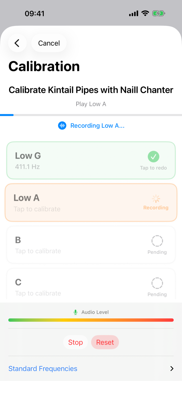 Instrument calibration