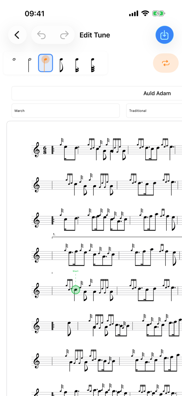 Creating 1st and 2nd time endings