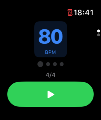 Metronome on Apple Watch