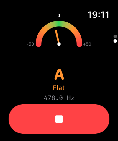 Tuner on Apple Watch